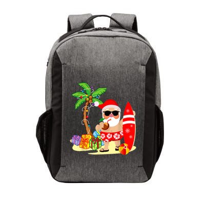 Decorated Christmas Palm Tree Tropical Xmas Coconut Lights Great Gift Vector Backpack