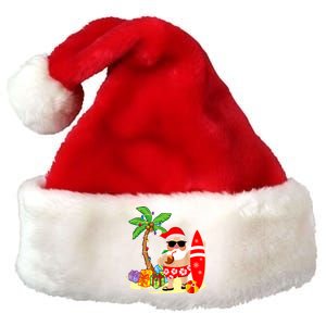 Decorated Christmas Palm Tree Tropical Xmas Coconut Lights Great Gift Premium Christmas Santa Hat