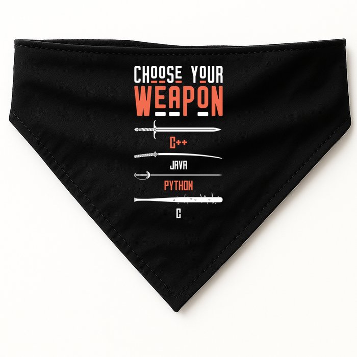 Developer Coder Programming Gift Software Engineer Programmer Great Gift USA-Made Doggie Bandana