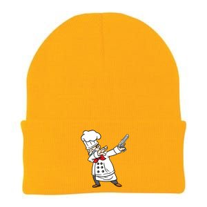 Dabbing Chef Pizza Baker Dab Dance Meaningful Gift Knit Cap Winter Beanie