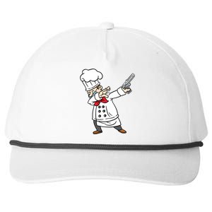 Dabbing Chef Pizza Baker Dab Dance Meaningful Gift Snapback Five-Panel Rope Hat