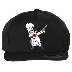 Dabbing Chef Pizza Baker Dab Dance Meaningful Gift Wool Snapback Cap