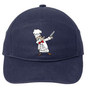 Dabbing Chef Pizza Baker Dab Dance Meaningful Gift 7-Panel Snapback Hat