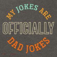 Dad Cringe Puns Funny My Jokes Are Officially Dad Jokes Cotton Canvas Backpack