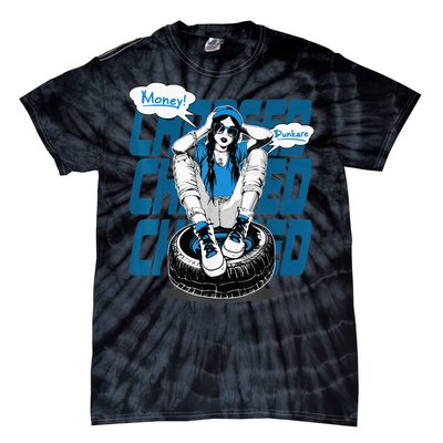 Dunkare Charged Powder Blue 9s Matching Tie-Dye T-Shirt