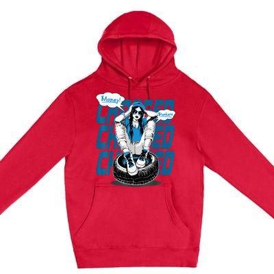 Dunkare Charged Powder Blue 9s Matching Premium Pullover Hoodie