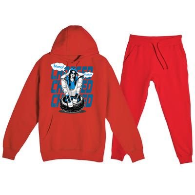 Dunkare Charged Powder Blue 9s Matching Premium Hooded Sweatsuit Set