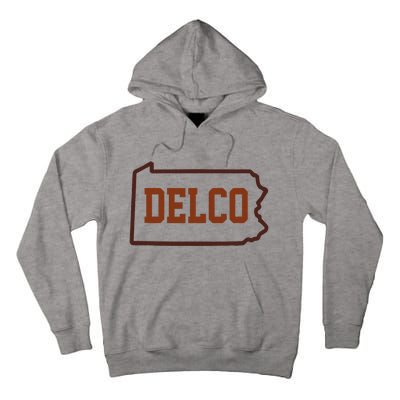 Delco County Pennsylvania Philadelphia Lovers Fan Gift Tall Hoodie