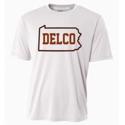 Delco County Pennsylvania Philadelphia Lovers Fan Gift Cooling Performance Crew T-Shirt