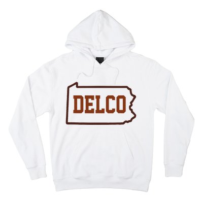 Delco County Pennsylvania Philadelphia Lovers Fan Gift Hoodie