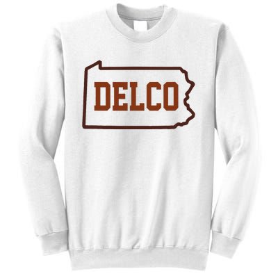 Delco County Pennsylvania Philadelphia Lovers Fan Gift Sweatshirt