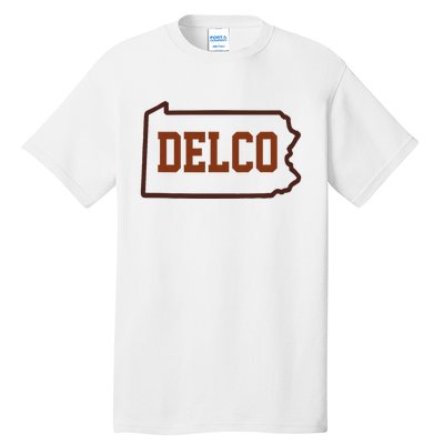 Delco County Pennsylvania Philadelphia Lovers Fan Gift Tall T-Shirt