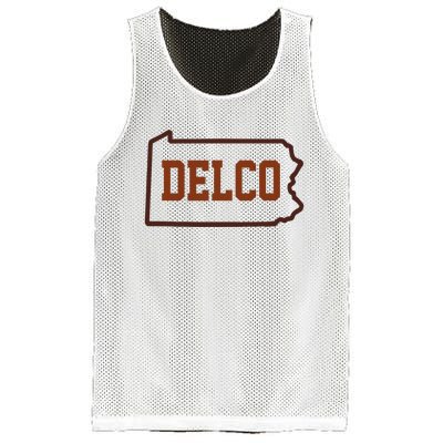 Delco County Pennsylvania Philadelphia Lovers Fan Gift Mesh Reversible Basketball Jersey Tank