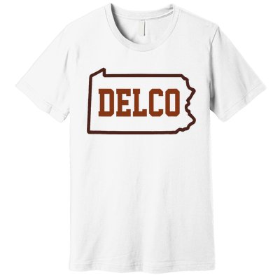 Delco County Pennsylvania Philadelphia Lovers Fan Gift Premium T-Shirt