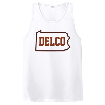 Delco County Pennsylvania Philadelphia Lovers Fan Gift PosiCharge Competitor Tank