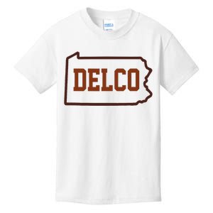 Delco County Pennsylvania Philadelphia Lovers Fan Gift Kids T-Shirt