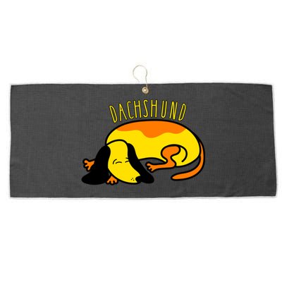 Dachshund Cute Puppy Dog Doggy Lover Gift Large Microfiber Waffle Golf Towel