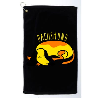 Dachshund Cute Puppy Dog Doggy Lover Gift Platinum Collection Golf Towel