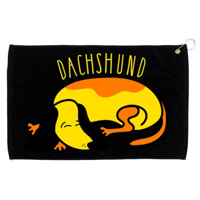 Dachshund Cute Puppy Dog Doggy Lover Gift Grommeted Golf Towel