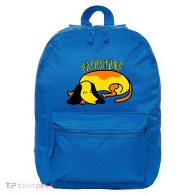 Dachshund Cute Puppy Dog Doggy Lover Gift 16 in Basic Backpack