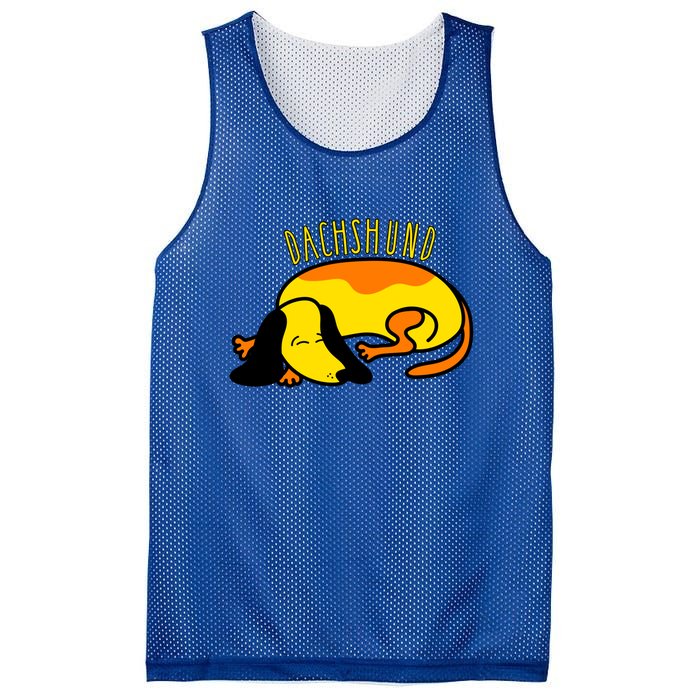 Dachshund Cute Puppy Dog Doggy Lover Gift Mesh Reversible Basketball Jersey Tank