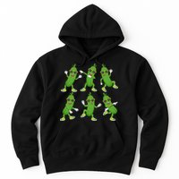 Dabbing Cucumber Pickle Dancing Wearing Sunglasses Dab Dance Hoodie
