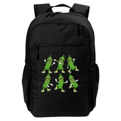 Dabbing Cucumber Pickle Dancing Wearing Sunglasses Dab Dance Backpack