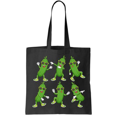 Dabbing Cucumber Pickle Dancing Wearing Sunglasses Dab Dance Bag