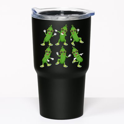 Dabbing Cucumber Pickle Dancing Wearing Sunglasses Dab Dance Tumbler