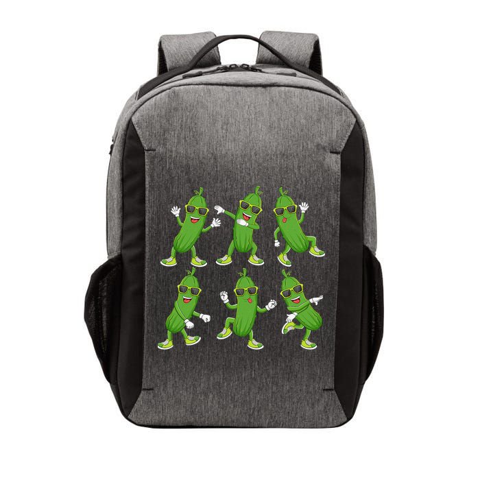 Dabbing Cucumber Pickle Dancing Wearing Sunglasses Dab Dance Vector Backpack