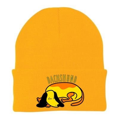 Dachshund Cute Puppy Dog Doggy Lover Funny Gift Knit Cap Winter Beanie