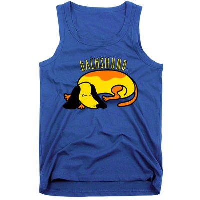 Dachshund Cute Puppy Dog Doggy Lover Funny Gift Tank Top