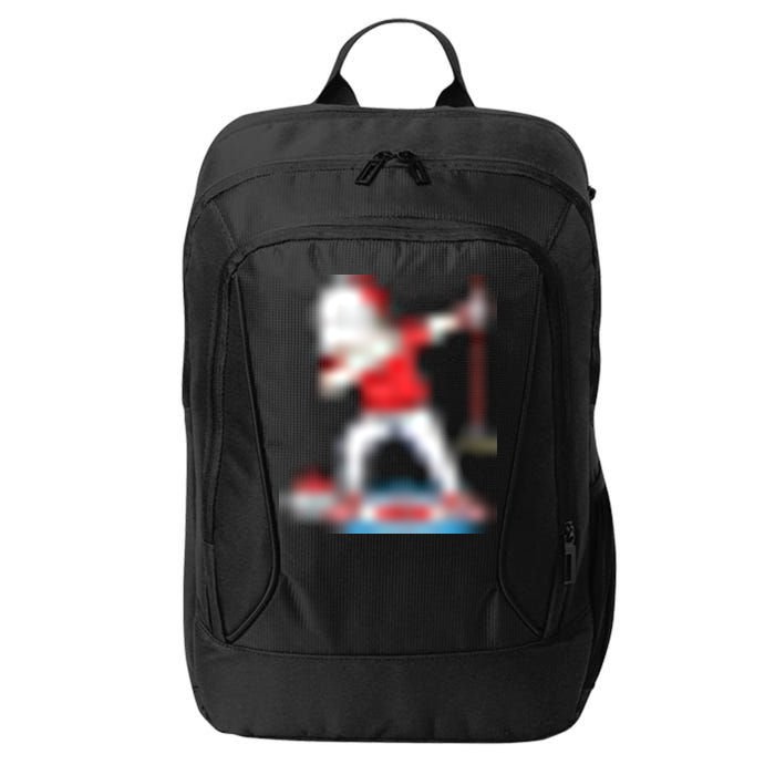 Dabbing Curling Player Curling Rocks Broom Curler Curling City Backpack