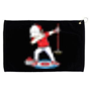 Dabbing Curling Player Curling Rocks Broom Curler Curling Grommeted Golf Towel