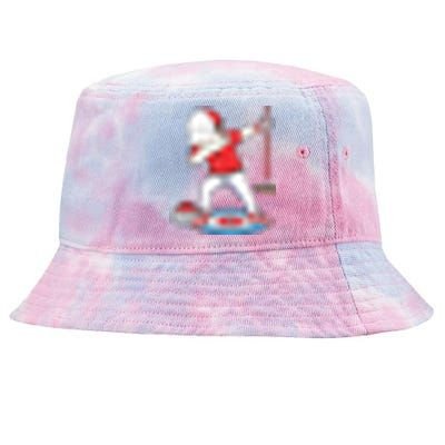 Dabbing Curling Player Curling Rocks Broom Curler Curling Tie-Dyed Bucket Hat