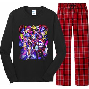 Digital Circus Pomni Cute Ragatha Jax Digitalcircus Long Sleeve Pajama Set