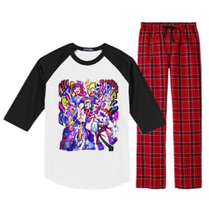 Digital Circus Pomni Cute Ragatha Jax Digitalcircus Raglan Sleeve Pajama Set