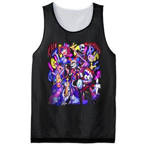 Digital Circus Pomni Cute Ragatha Jax Digitalcircus Mesh Reversible Basketball Jersey Tank