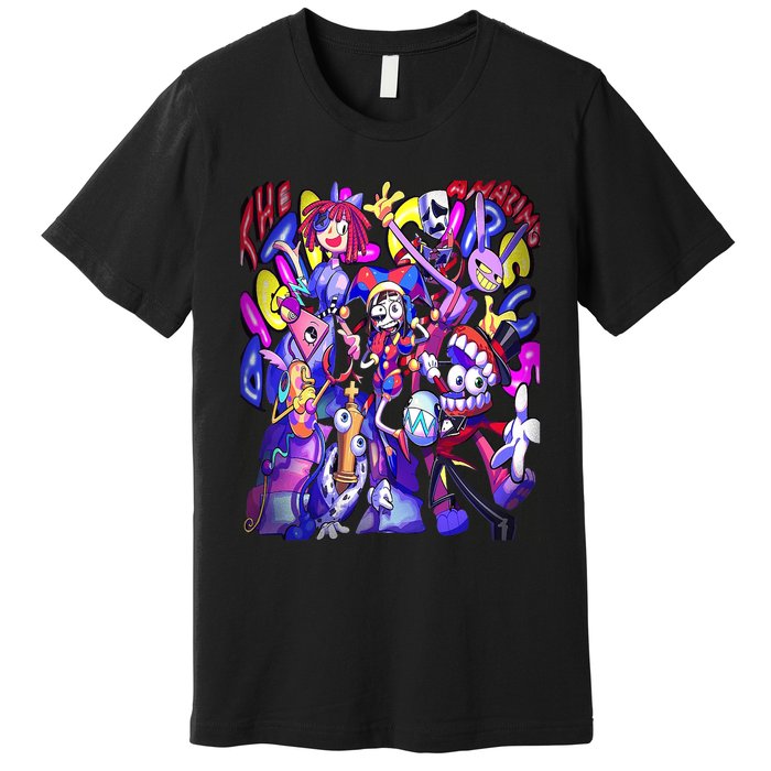 Digital Circus Pomni Cute Ragatha Jax Digitalcircus Premium T-Shirt