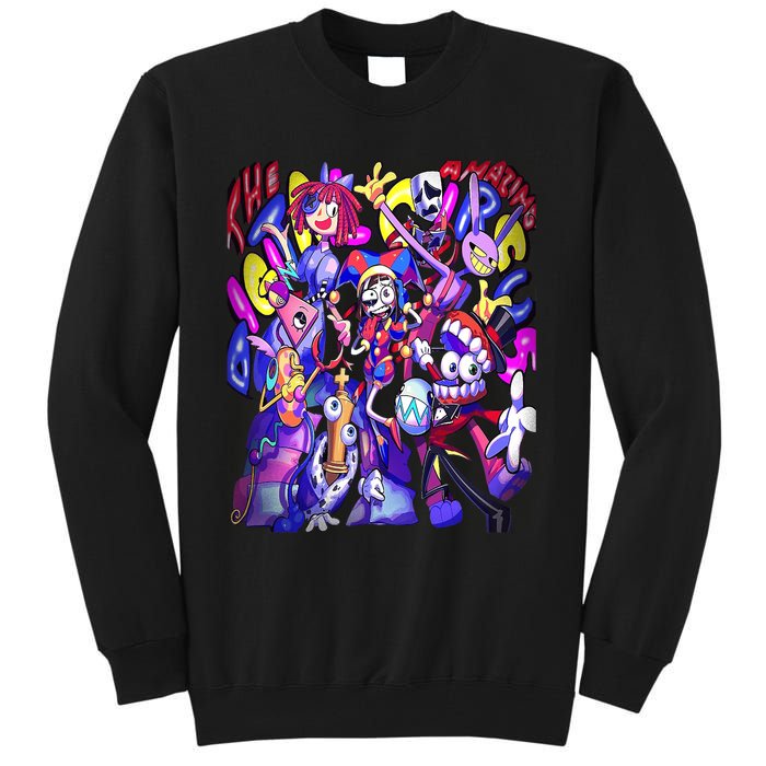 Digital Circus Pomni Cute Ragatha Jax Digitalcircus Tall Sweatshirt