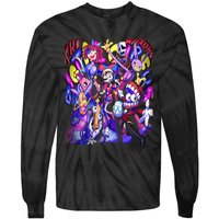 Digital Circus Pomni Cute Ragatha Jax Digitalcircus Tie-Dye Long Sleeve Shirt