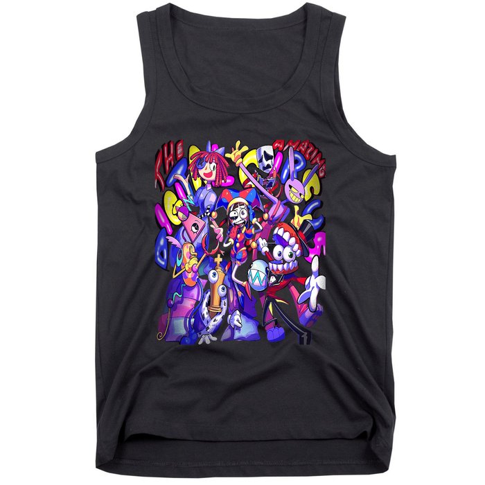 Digital Circus Pomni Cute Ragatha Jax Digitalcircus Tank Top