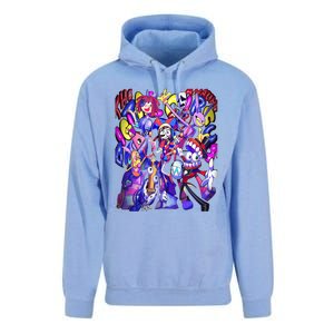 Digital Circus Pomni Cute Ragatha Jax Digitalcircus Unisex Surf Hoodie