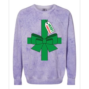 Diy Christmas Present Costume Colorblast Crewneck Sweatshirt