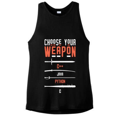 Developer Coder Programming Software Engineer Programmer Ladies PosiCharge Tri-Blend Wicking Tank