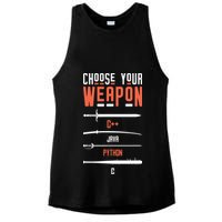 Developer Coder Programming Software Engineer Programmer Ladies PosiCharge Tri-Blend Wicking Tank