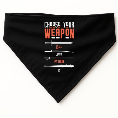 Developer Coder Programming Software Engineer Programmer USA-Made Doggie Bandana