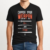 Developer Coder Programming Software Engineer Programmer V-Neck T-Shirt