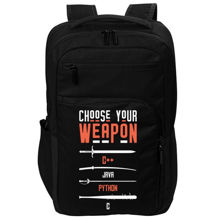 Developer Coder Programming Software Engineer Programmer Impact Tech Backpack