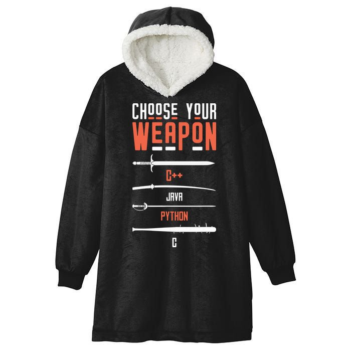 Developer Coder Programming Software Engineer Programmer Hooded Wearable Blanket